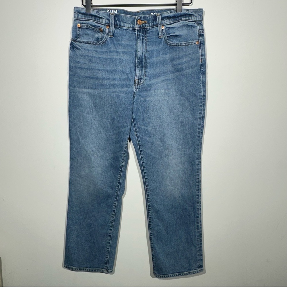 J. Crew Slim Boyfriend Women's Jeans Blue Medium Wash Size 30